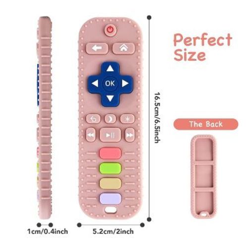 Maison Remote Control Baby Teething Toy, Pink