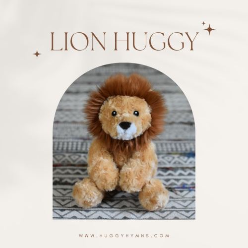Musical Plush Lion Toy: Plays Hymns, Rechargeable Battery