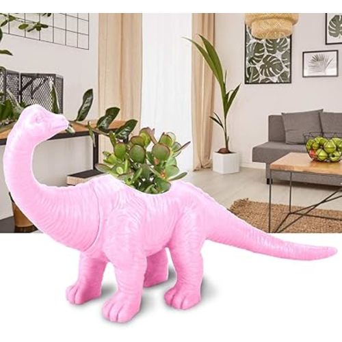 AUNMAS Plant Pot, Dinosaur Pattern Pot Bonsai Plant Holder Decorative Plant Containers Small Pots for Indoor Plants Home Office Desktop Decor()