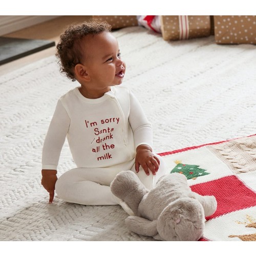 Sorry Santa I Drank All The Milk Bamboo Viscose Baby Pajama