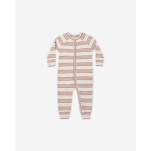 Organic Long John Pajamas Holiday Stripe – Rylee + Cru