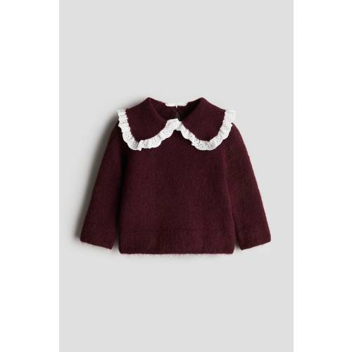 SWEATER WITH PETER PAN COLLAR