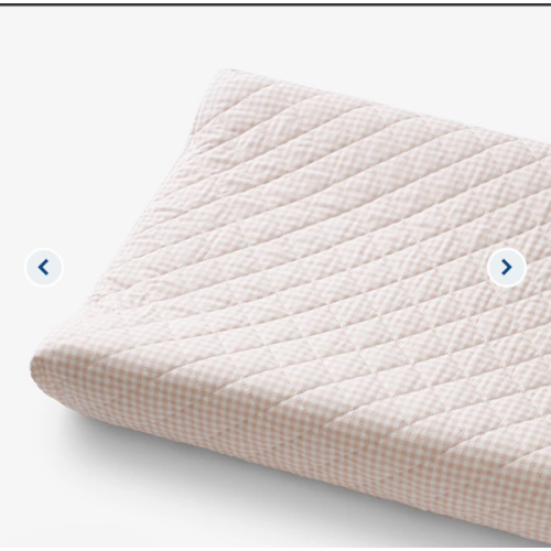 Ditsy Gingham Quilted Changing Pad Cover | The Company Store