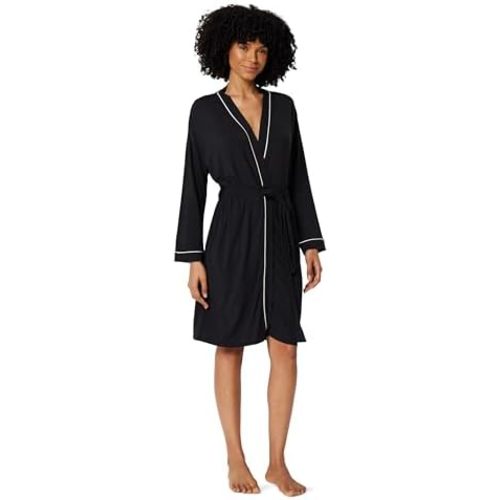 Amazon Essentials Women's Long Sleeve Robe, Modal-Blend Bathrobe