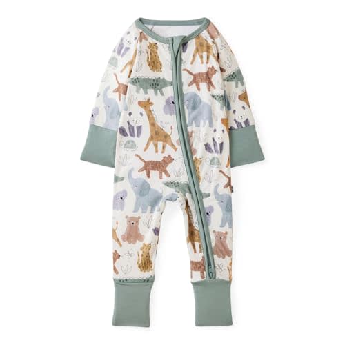 Little Sleepies Newborn Pajamas, Viscose from Bamboo Baby Pajamas, Boys & Girls Preemie & Newborn Sleepers, 2-Way Zipper PJs