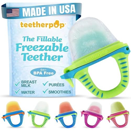 Fillable Freezer Teethers for Babies – Made in USA Teething Pacifier