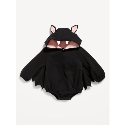 Matching Unisex Bat Costume Hooded One-Piece Romper for Baby