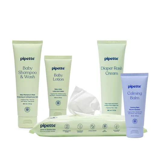 Pipette Baby Carry-On Kit | Pediatrician Approved & Dermatologist Tested