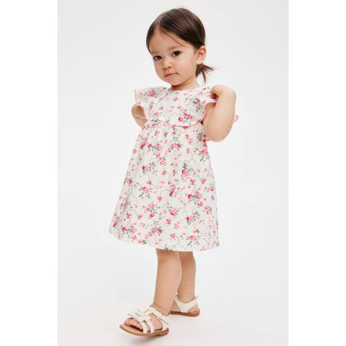 FLORAL-PRINT COTTON DRESS