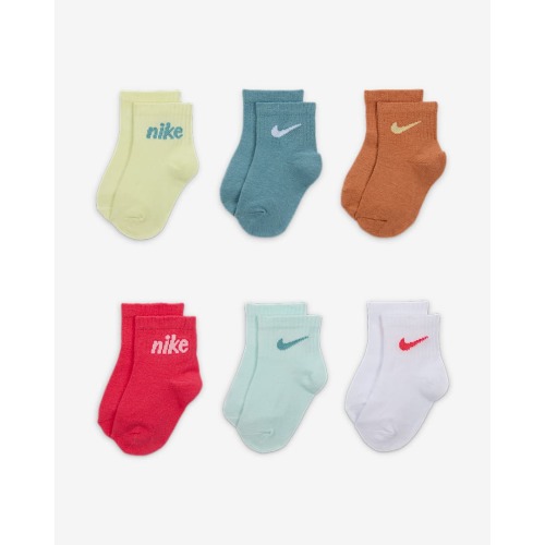Nike Everyone From Day One Baby Socks Box Set (6-Pairs). Nike.com
