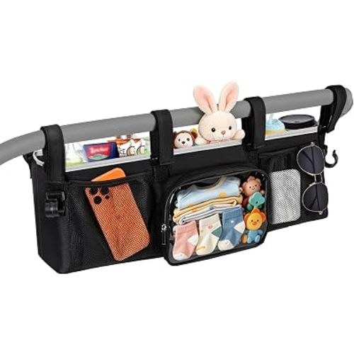 Double Stroller Organizer for Bob Duallie Jogger City Mini GT2 and Jeep