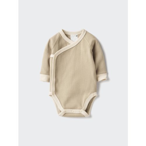 Baby Baby Long Sleeve Bodysuit | Ribbed | Open Front | UNIQLO US