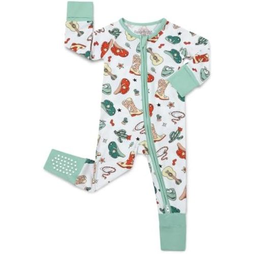 babee Reshinee Bamboo Viscose Baby Footie Pajama, Zipper Sleeper Boys Girls