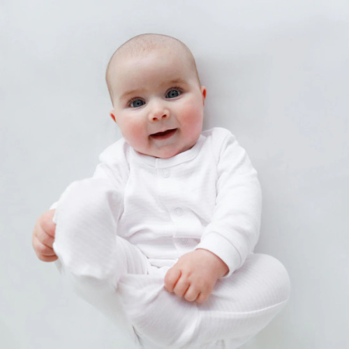 Silk Crib Sheet - Pearl