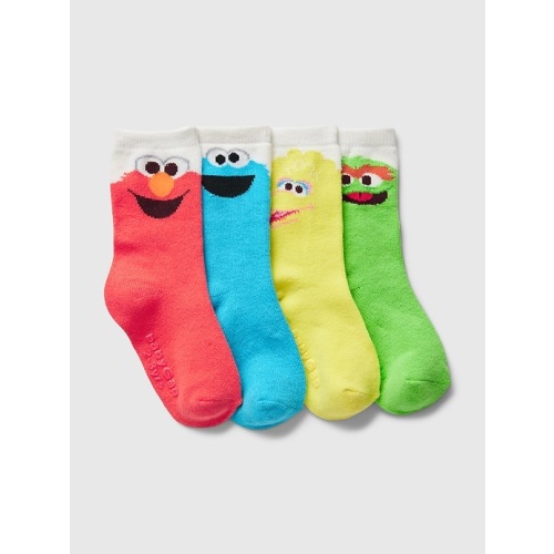 babyGap &amp;#124; Sesame Street Crew Socks (4-Pack)