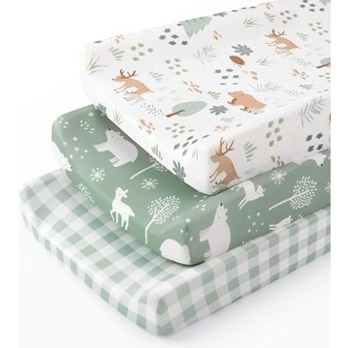 Diaper Changing Pad Cover Boy 32"x16" 3-Pack for Changing Table Pad