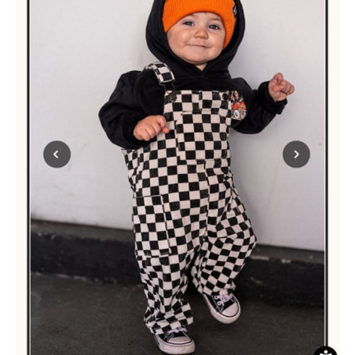 Classic Checker Overalls
