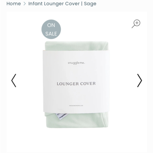 Infant Lounger Cover | Sage
