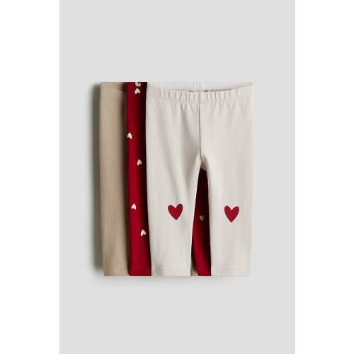 3-PACK COTTON JERSEY LEGGINGS