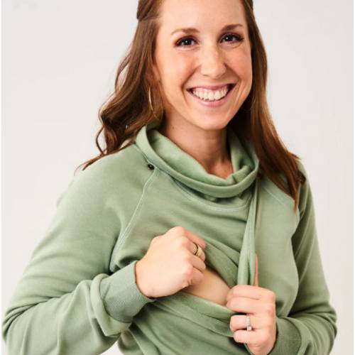 Latched Mama Harbor Snap Nursing Pullover