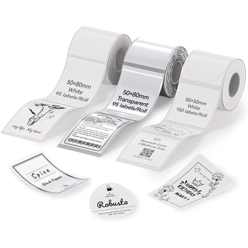 NIIMBOT Thermal Label Sticker Tape Rolls 50×30