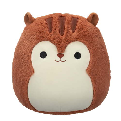 Squishmallows FuzzAMallow Official 12 inch Sawyer the Brown Squirrel - Child's Ultra Soft Plush Toy
