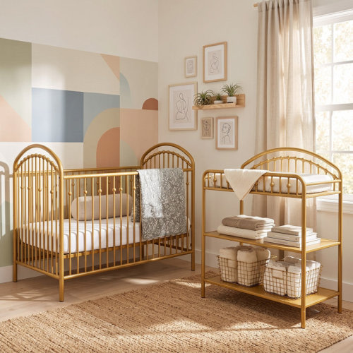 Harriet Bee Ares 2-piece Nursery Set | Wayfair