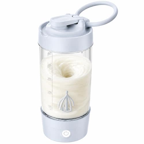 Electric Formula Mixing Pitcher, Heat Resistant Portable Baby Formula & Breastmilk Mixer, Automatic Formula Maker with Bidirectional Stirring, Fridge Storage Container, BPA-Free Tritan Milk Pitcher