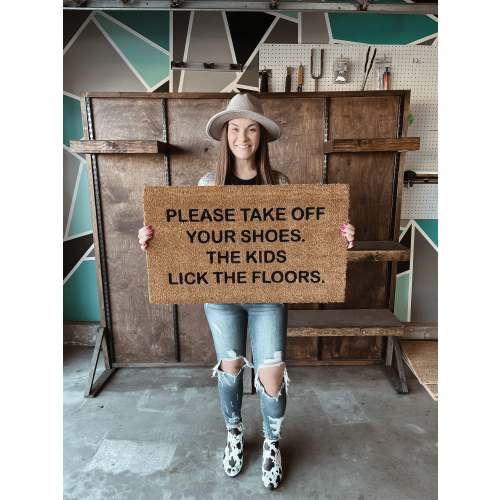 The Kids Lick The Floors Doormat
