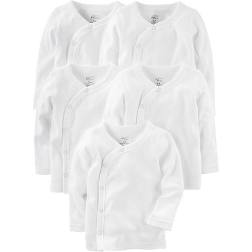 Simple Joys by Carter's Unisex-Baby 5-Pack Side-snap Long-Sleeve Shirt