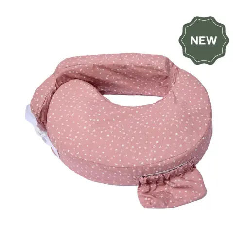 Original Nursing Pillow - Color in Dusty Rose Geo