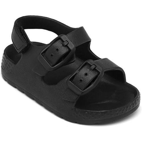 ChayChax Toddler Boys Girls Double Buckle Sandals Children's Adjustable Back Strap Water Sandal