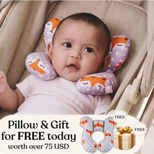 CozyComfort Baby Head Support Pillow – Skaldo & Malin