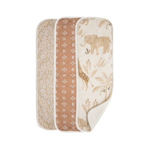 Crane Baby Muslin Burp Cloth Set - Kendi - 3pk