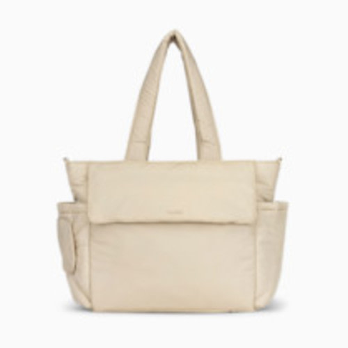 CALPAK Diaper Tote Bag With Laptop Sleeve - Oatmeal