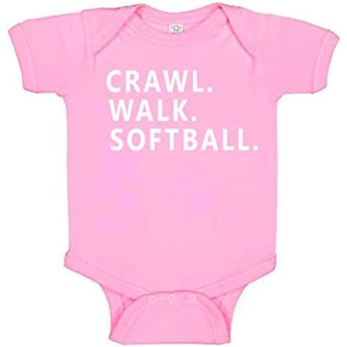 Baby Girl Softball Romper for Little Sports Fans