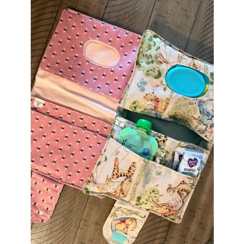 Handmade Diaper Clutch Organizer | Winnie the Pooh