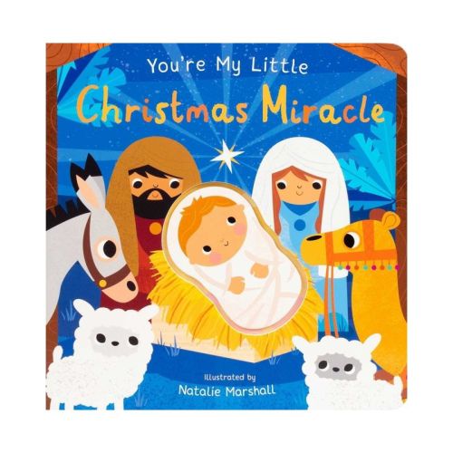 You're My Little Christmas Miracle - by Nicola Edwards (Board Book)