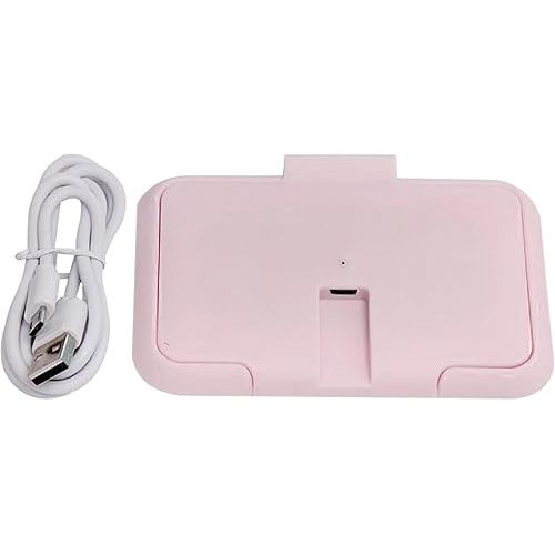 Baby Wipe Warmer, High Efficiency Fast Heating 104℉ Constant Temperature Wet Wipe Heater Energy Saving USB Interface Lightweight for Home or Outdoor