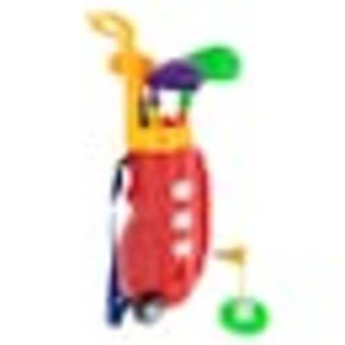 Toy Time Toddler Toy Golf Play Set with Plastic Bag, 2 Clubs, 1 Putter, 4 Balls, Putting Cup Indoor or Outdoor Use 217085RPR at Lowes.com