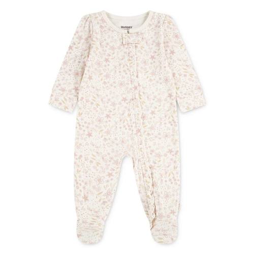 Newborn Baby Girls Huggies Babywear 100% Organic Ruffle Footed Sleep & Play