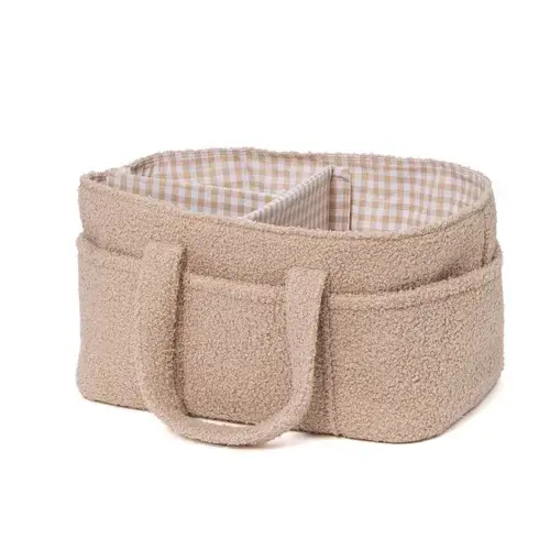 Bilbi Nappy Caddy Taupe | Baby Bunting AU