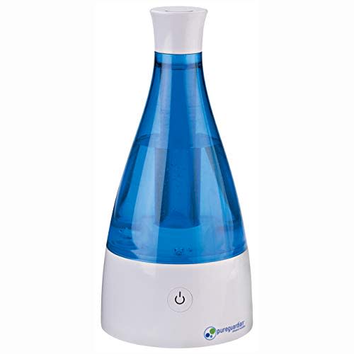 Guardian Technologies Pure Guardian H920BL Ultrasonic Cool Mist Humidifier, 10 Hrs. Run Time, 210 Sq. Ft. Coverage, Small Rooms, Quiet, Filter Free, Treated Tank Resists Mold