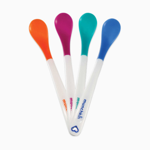 Munchkin White Hot Infant Safety Spoons (4 Pack) - Assorted