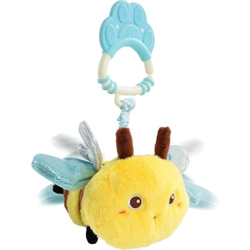 Jollybaby Musical Flying Bee Toy - Car Seat, Stroller, Crib & Play Gym Hanging Toys for Baby 0-6-12-24 Months, Tummy Time Sensory Toy for Infant Boys and Girls Easter Gifts