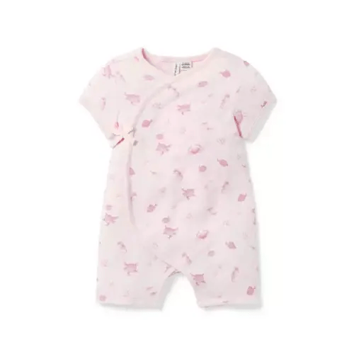 Baby Baby Pink Sea Friends Baby Sea Friends Wrap One-Piece by Janie and Jack