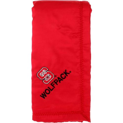 Comfy Feet Everything Comfy NC State Wolfpack Silky and Super Soft Plush Baby Blanket, 28" x 28"