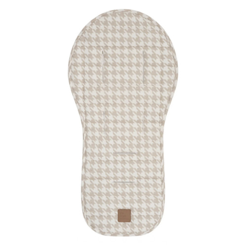 Houndstooth Linen Pram Liner