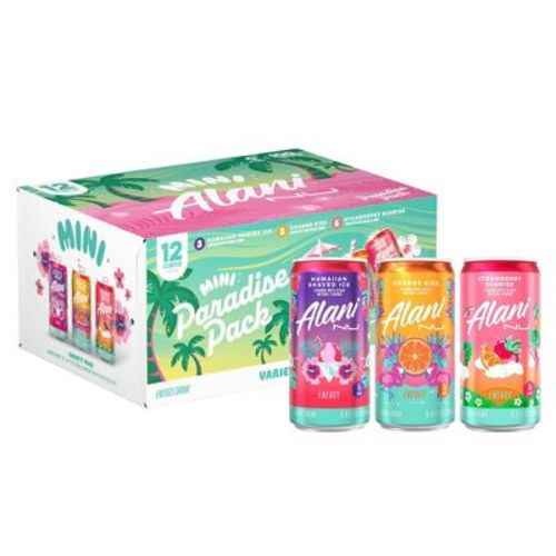 Alani Nu Paradise Mini Variety Pack Energy Drink - 12pk/8.4 fl oz Cans : Target