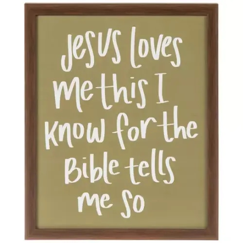 Jesus Loves Me Wood Wall Decor | Hobby Lobby | 2558732